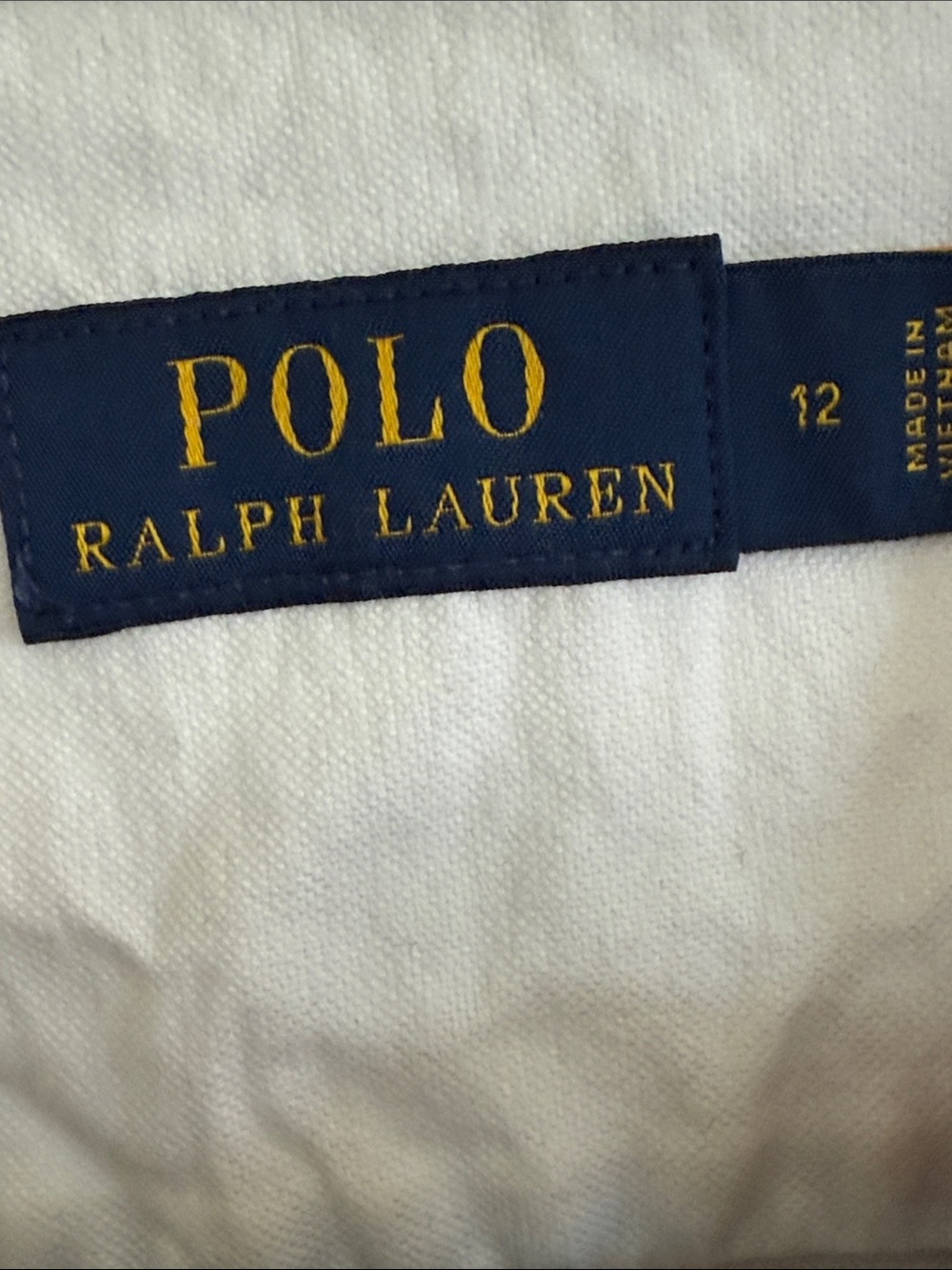 Ralph Lauren White Button-Down Oxford Shirt with Embroidered Pony - Picture 2 of 3